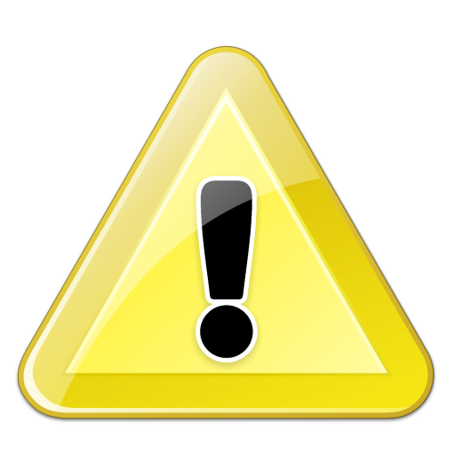 Yellow warning icon